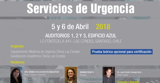Curso Medicina Legal para Servicios de Urgencia