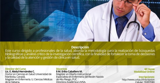 Búsqueda bibliográfica y análisis crítico de investigación (eLearning)