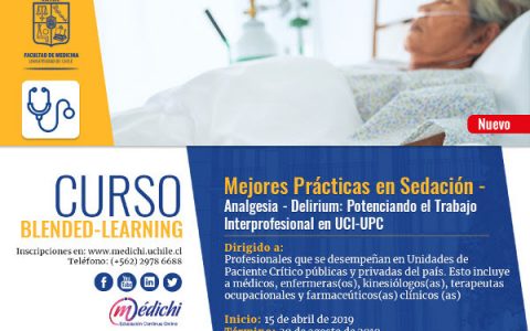 1ª versión del Curso Blended- Learning Mejores Prácticas en Sedación –Analgesia– Delirium: Potenciando el trabajo interprofesional en UCI-UPC