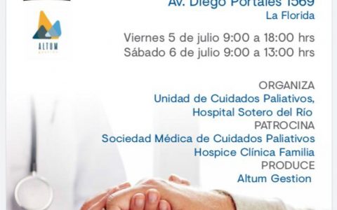 Curso “Cómo ampliar la cobertura de cuidados paliativos en Chile. Transitando desde lo oncológico a la cronicidad avanzada.”