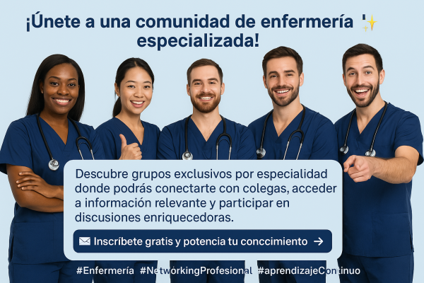 ¡Únete a una comunidad de enfermería especializada!